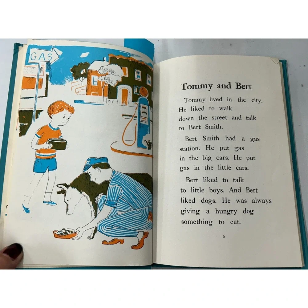 Tommy's Pets Edward W. Dolch 1958 First Reading Book Illustrated‎ Garrard